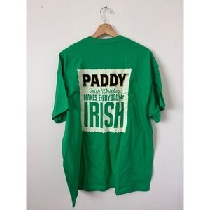 Men's "Paddy Irish Whiskey Makes Everybody Irish" T-Shirt Green – Size XL NWOT